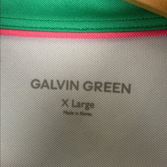 Galvin Green Men's Polo with Green Accents Size XL - Picture 2 of 8